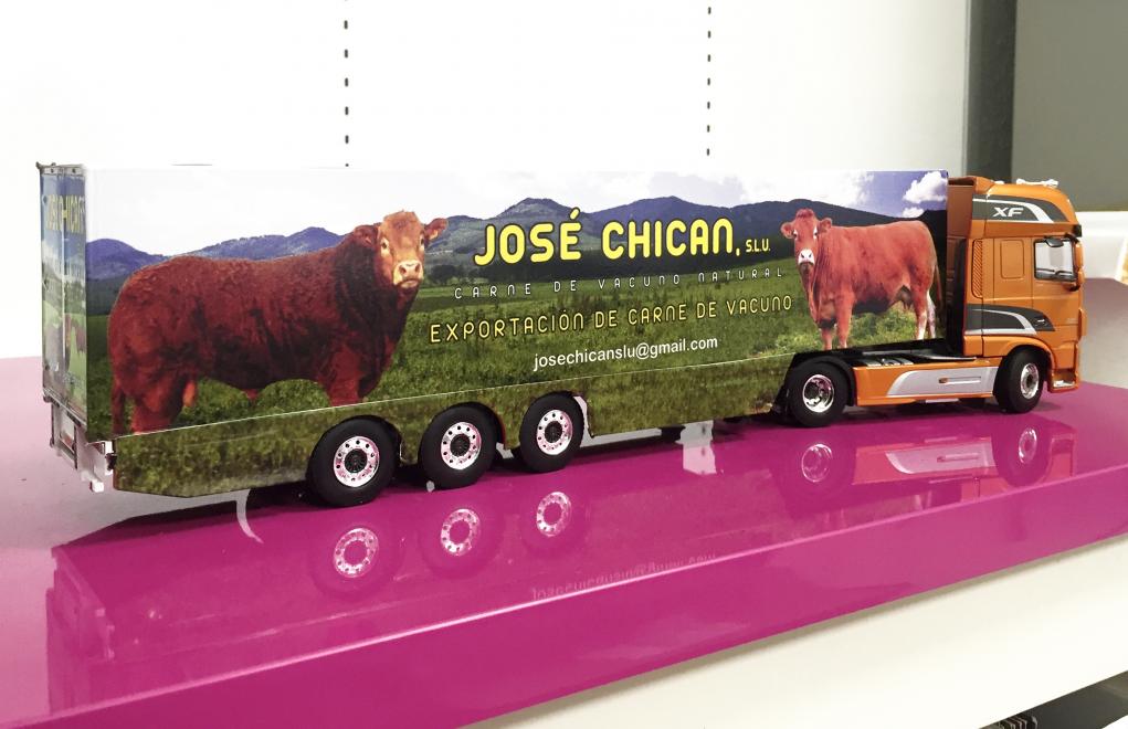 JOSE CHICN, maqueta camin