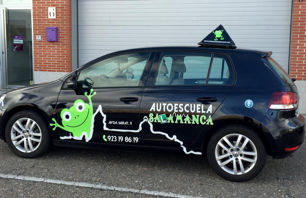 Rótulos Trabajos AUTOESCUELA SALAMANCA, FLOTA