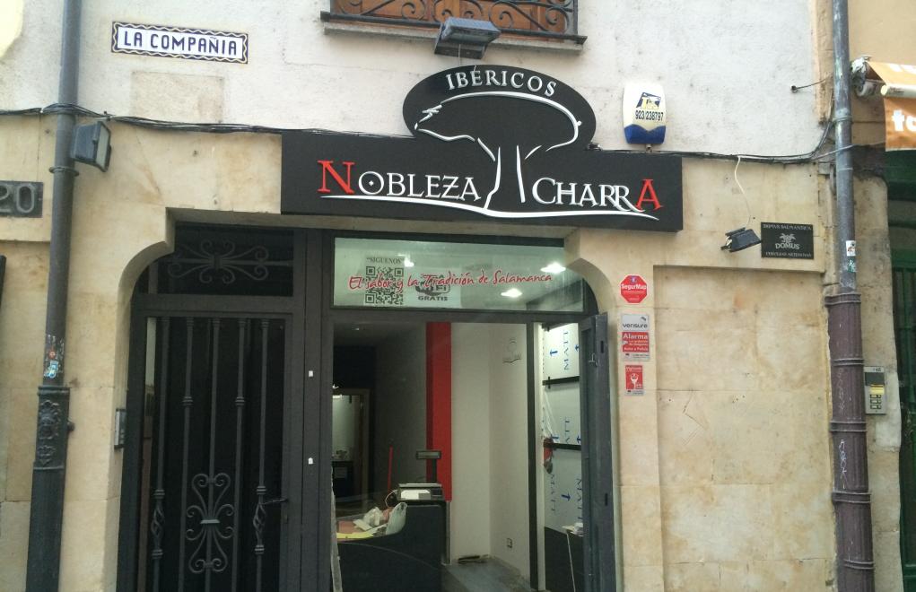 IB�RICOS NOBLEZA CHARRA, r�tulo